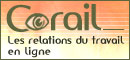 Logo de l'application Corail, les relations du travail en ligne.